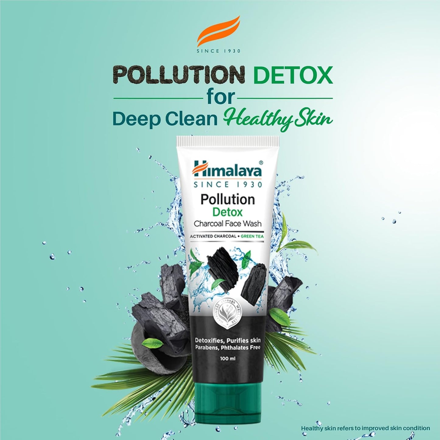 Himalaya Pollution Detox Charcoal Face Wash 100 ml