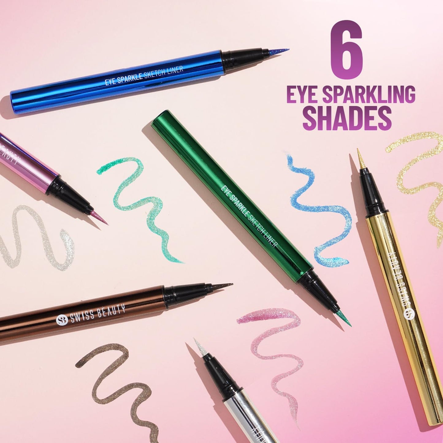 Swiss Beauty Eye Sparkle Sketch Liner Charming Gold