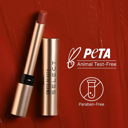 SWISS BEAUTY STAY ALL DAY LIQUID LIPSTICK - 10 EARTHY BROWN