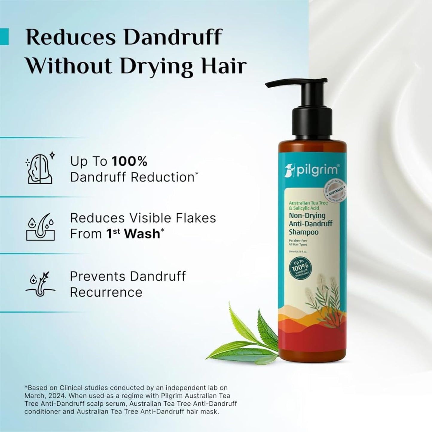 Pilgrim Australian Tea Tree Anti-Dandruff Shampoo 200 MILLI_LITRE
