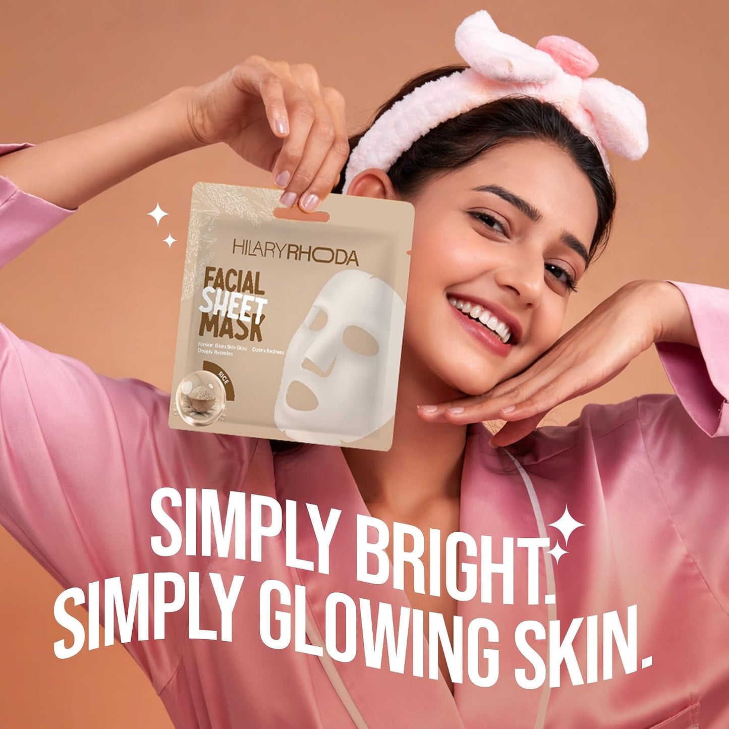 HILARY RHODA FACIAL SHEET MASK RICE