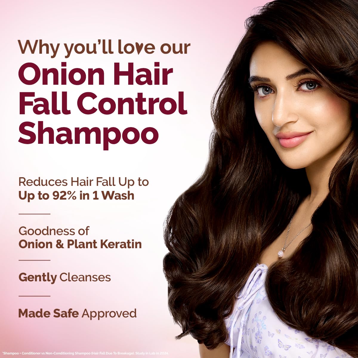 mamaearth Onion Hair Fall Control Shampoo 250 ml