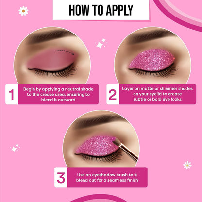 SUGAR POP SMOOTH TEXTURE EYESHADOW PALETTE - 01 Warm Neutrals 8 GRAM