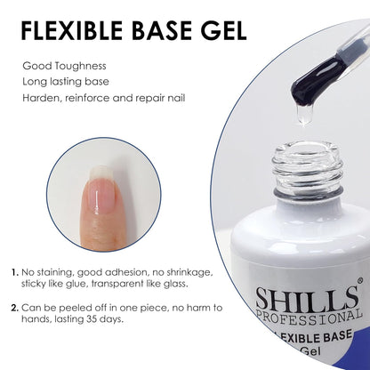 SHILLS PROFESSIONAL FLEXIBLE BASE GEL - 15ML