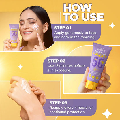 HILARY RHODA SPF 50 + NoTrace SUNSCREEN 50 GRAM