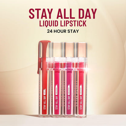 SWISS BEAUTY STAY ALL DAY LIQUID LIPSTICK - 18 RICH BERRY