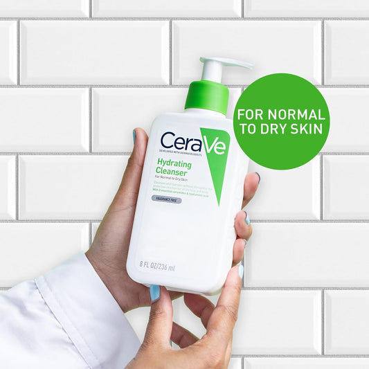 Cerave Fragrance Free Hydrating Cleanser For Normal To Dry Skin 236 ml