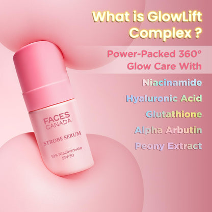 Faces Canada Strobe Serum 10% Niacinamide SPF 30