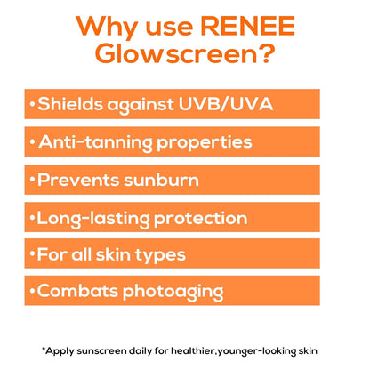 Renee Glow Screen SPF 50 PA++++ Sunscreen 50 ml