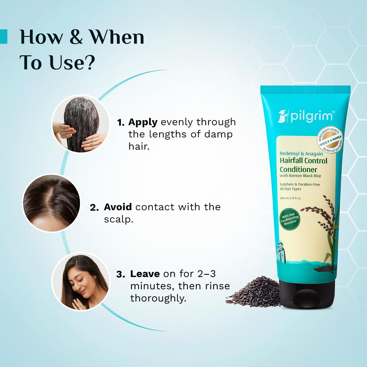Pilgrim Redensyl & Anagain Hairfall Control Conditioner 200 MILLI_LITRE