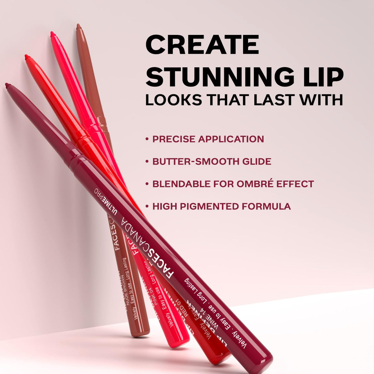 Faces Canada Matte Finish Waterproof & Smudgeproof Ultime Pro Lip Definer - Maroon 06 0.35 GRAM