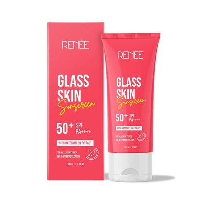 Renee Glass Skin 50+ SPF PA++++ Sunscreen Cream 50 g