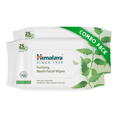 Himalaya Purifying Neem Facial Wipes 25 PIECE
