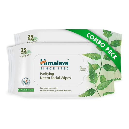 Himalaya Purifying Neem Facial Wipes 25 PIECE