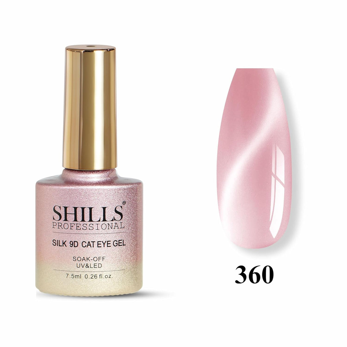 SHILLS PROFESSIONAL SILK 9D CAT EHYE GEL POLISH - 360