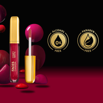 Faces Canada Comfy Matte Liquid Lipstick- Fan Club 3.8 ml