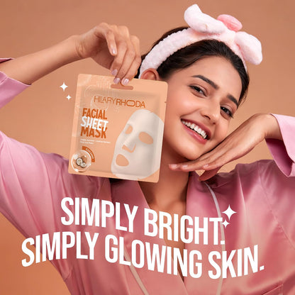 HILARY RHODA FACIAL SHEET MASK COCONUT