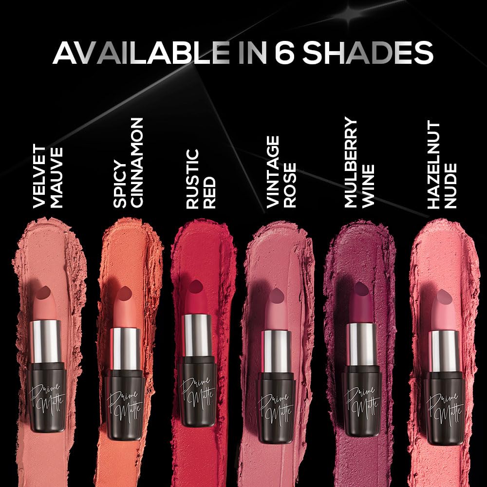 RENEE PRIME MATTE HD LIPSTICK - 02 RUSTIC RED
