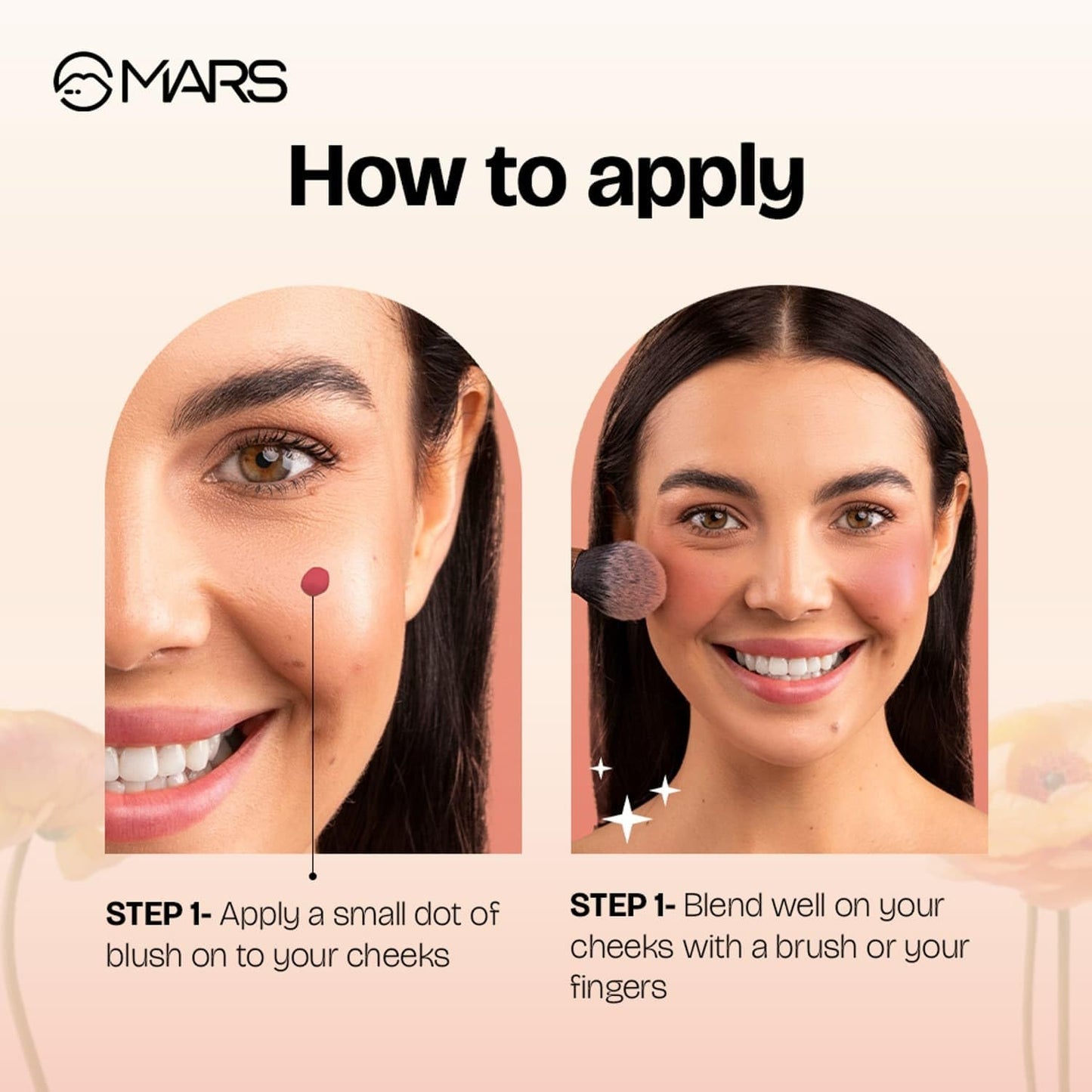 MARS Liquid Dewy Matte Finish Blush Hour - 06 NIGHT GLOW 12 ml
