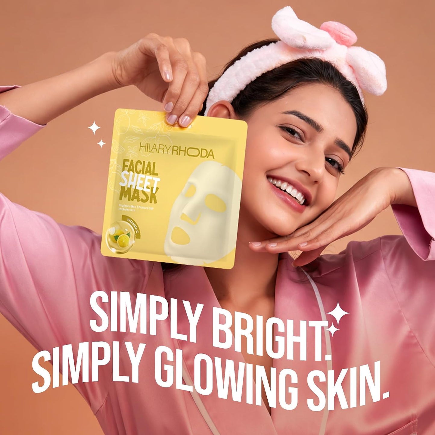 HILARY RHODA FACIAL SHEET MASK VIT-C