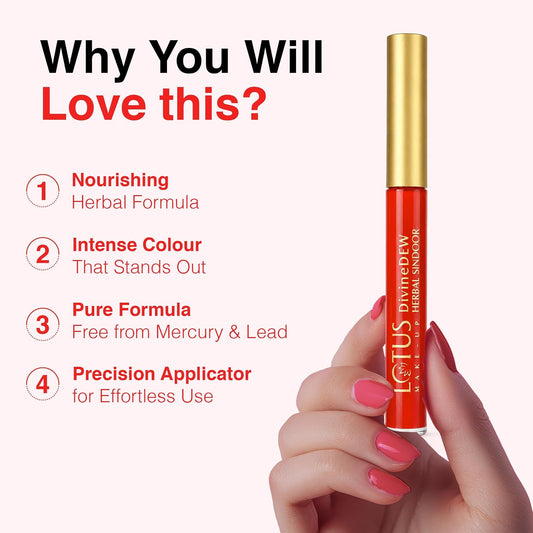 Lotus Divinedew Herbal Sindoor Love Drop - 21 8 g