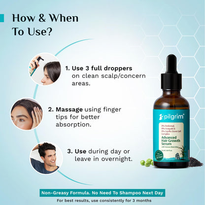 Pilgrim Redensyl & Anagain Advanced Hair Growth Serum 50 MILLI_LITRE