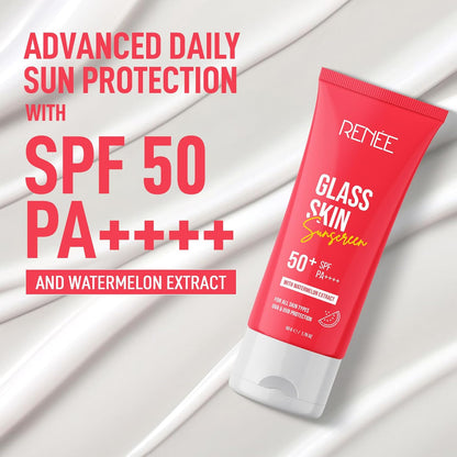 Renee Glass Skin 50+ SPF PA++++ Sunscreen Cream 50 g