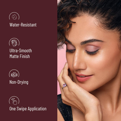 Swiss Beauty Pure Matte Waterproof Lipstick - Sb S6 224 Red Wine 3.8 g