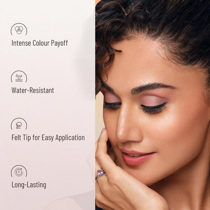 SWISS BEAUTY BOLD FELT TIP EYELINER - JET BLACK 1.2 ml