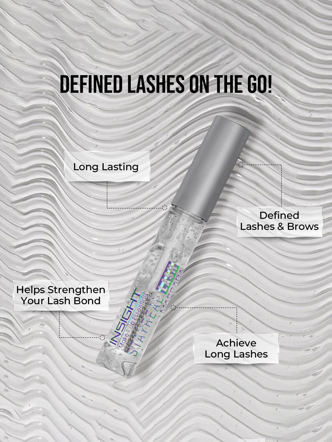 INSIGHT COSMETICS STAY REAL LASH MASCARA (TRANSPARENT) 10 g