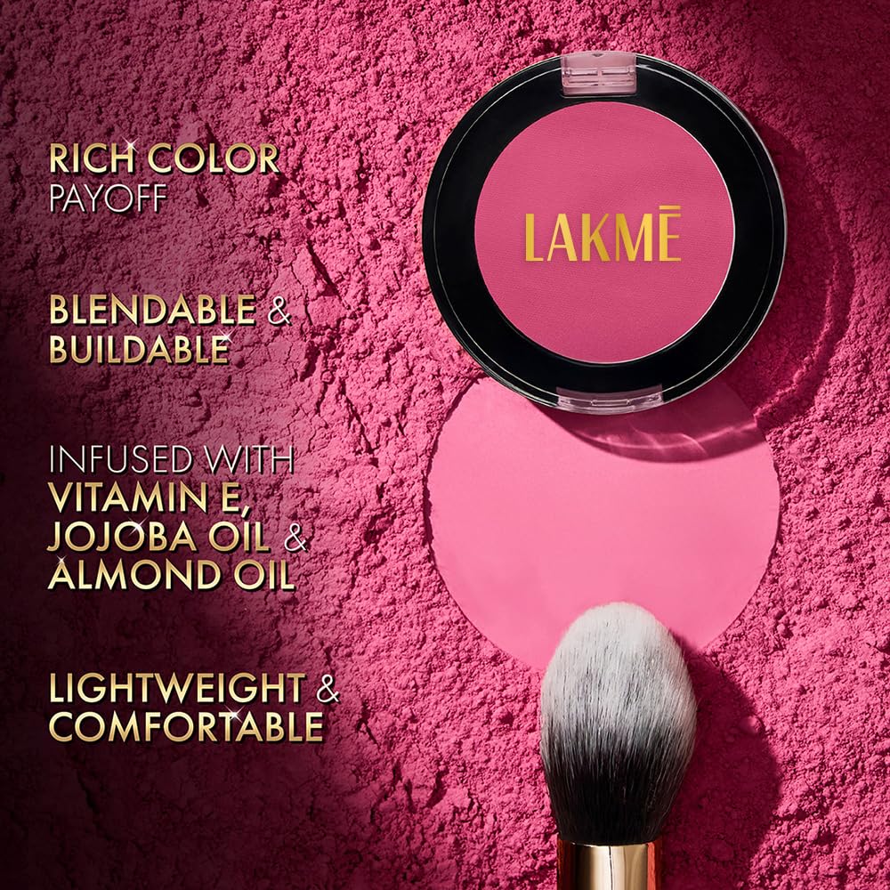 Lakme Face It Blush Perfect - Plum B3