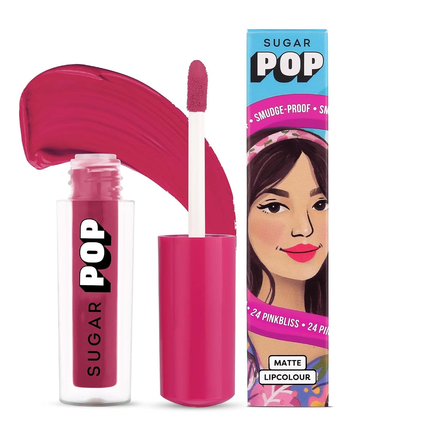 Sugar Pop Matte Lipcolour - 24 Pinkbliss 1.601 MILLI_LITRE