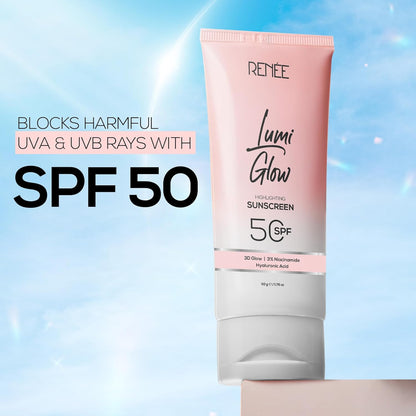 RENEE Lumi Glow HIGHLIGTING SUNSCREEN CREAM SPF 50 50 g