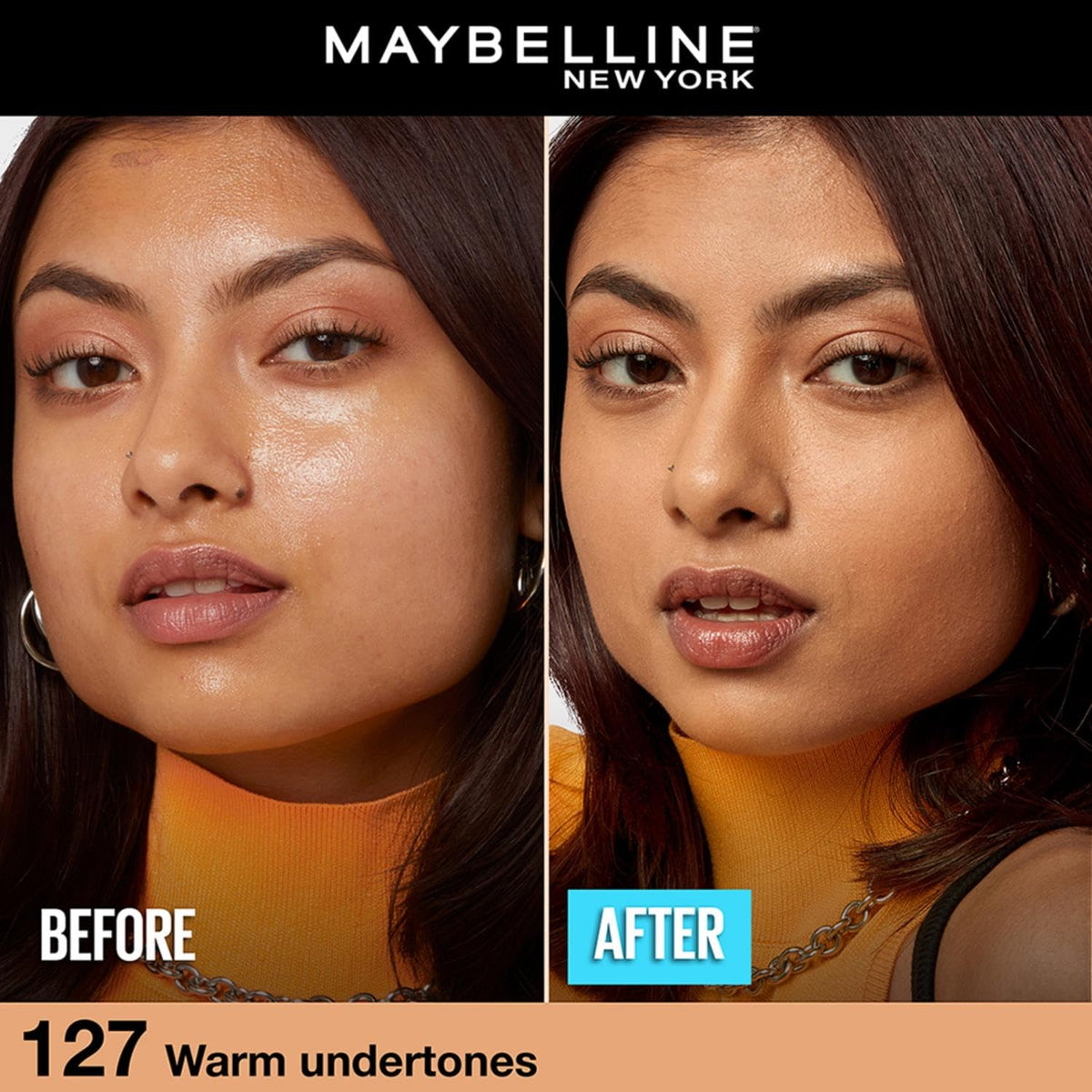 Maybelline New York Fit Me Matte+Poreless Liquid Foundation - 127 Golden Honey 30 MILLI_LITRE