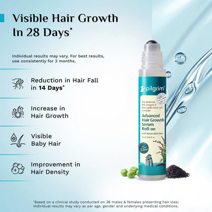 PILGRIM Advance Hair Growth Serum Roll - on