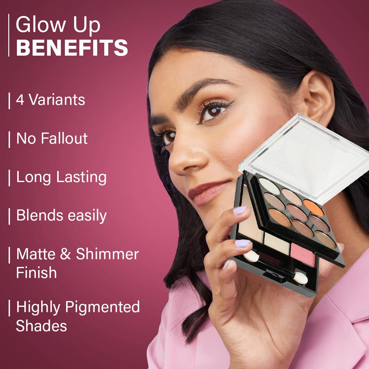 HILARY RHODA Glow Up FACE PALETTE - Multicolor 20.6 GRAM