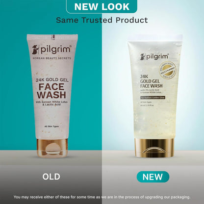 Pilgrim 24K Gold Gel Face Wash 80 MILLI_LITRE