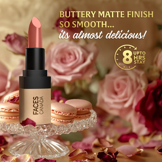 Facescanada Matte Velvet Touch Lipstick - Rose Macaron 09 4.2 g