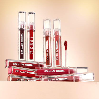 SWISS BEAUTY Stay On Matte LIQUID LIPSTICK - 03 ALMOND PINK 2 GRAM