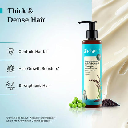 Pilgrim Redensyl & Anagain Hairfall Control Shampoo 200 MILLI_LITRE