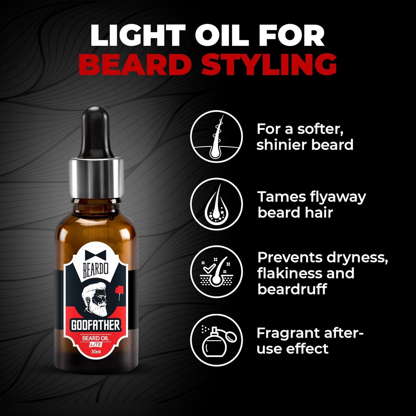 Beardo Godfather Beard Lite Hair Oil 30 ml