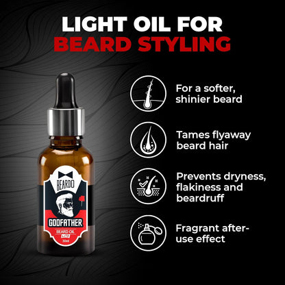Beardo Godfather Beard Lite Hair Oil 30 ml