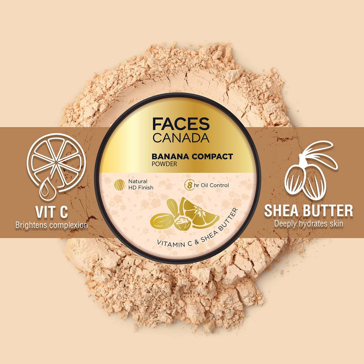 Faces Canada Banana Powder - Translucent 9 gm