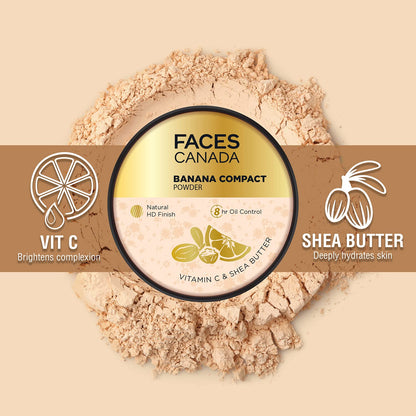 Faces Canada Banana Powder - Translucent 9 gm