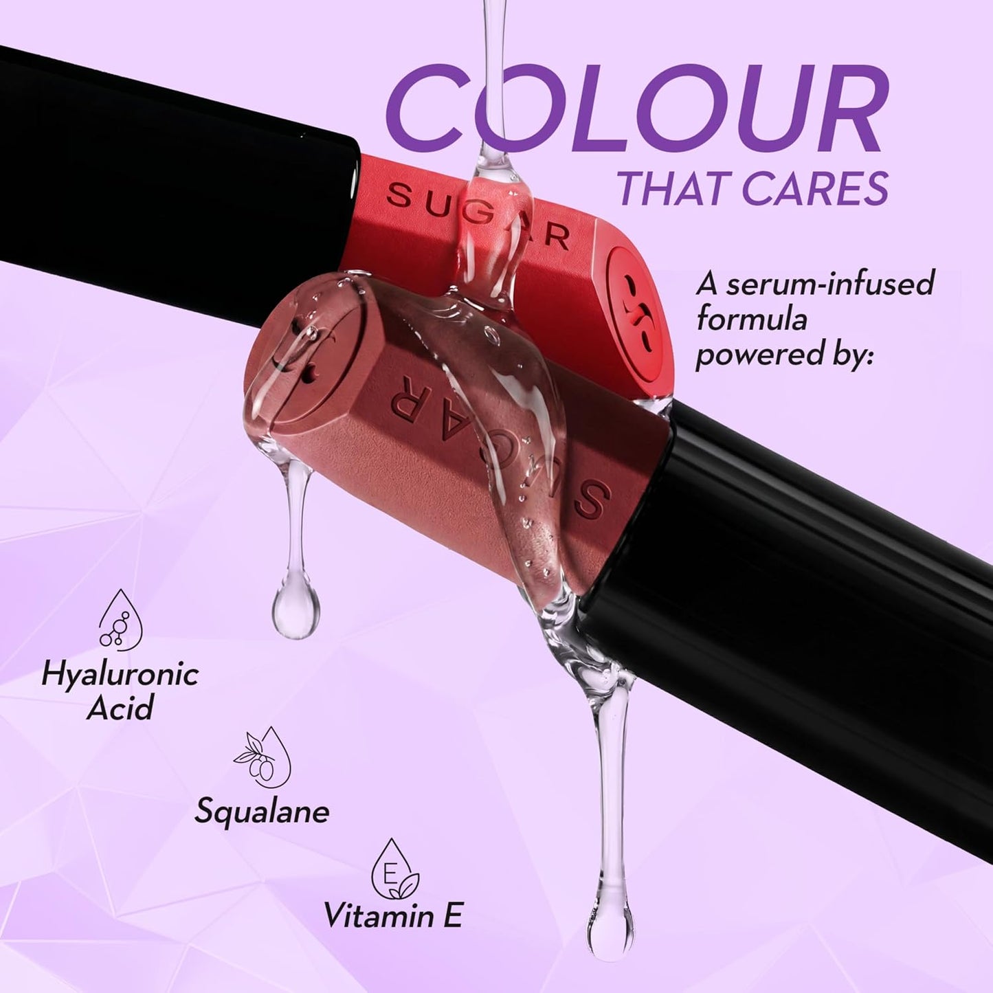 Sugar Glide Peptide Serum Lipstick - 01 SANTORINI SUNSET