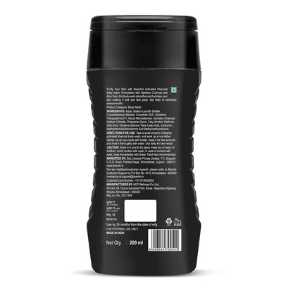 Beardo Men Activated Charcoal Body Wash 200 ml