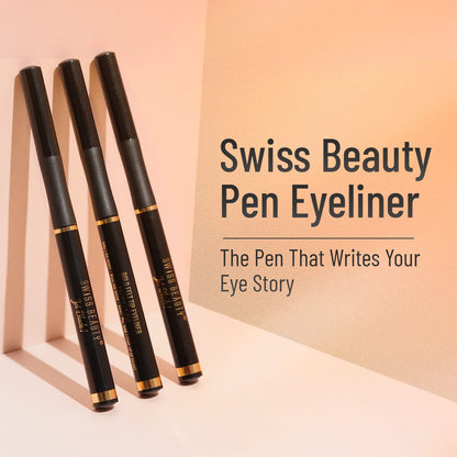 SWISS BEAUTY BOLD FELT TIP EYELINER - JET BLACK 1.2 ml