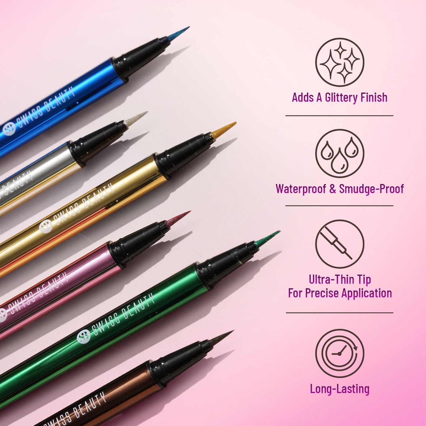 Swiss Beauty Eye Sparkle Sketch Liner Charming Gold