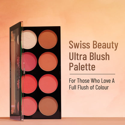Swiss Beauty Ultra Blush Palette Sb 881 Shade 3 - Multicolor 16 GRAM