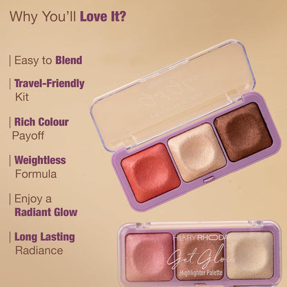 Hilary Rhoda Get Glow Highlighter Palette 15gm